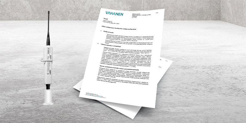 Vahanen Rakennusfysiikka tutki eGaten IoT-betonisensorin toimintaa